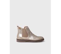 Botte argentée pour femme et cuir | ISA-PL 35