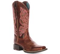 Ariat Ariat Brown Round Up Wide Square Toe Boots