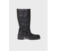 Botte biker et cuir pour femme | KATE 40