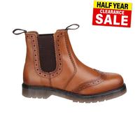 Amblers Bottes brogues Dalby en cuir tan à enfiler Safety élégantes pour homme
