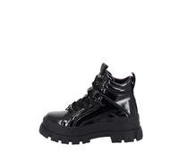 Botte - BUFFALO - ASPHA NC MID LACEUP - Noir - Tige en imitation cuir - Végétalien 37