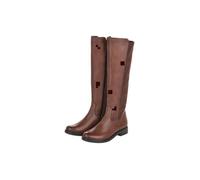 Botte Cavalière - REMONTE - JULIETTE - Cuir souple - A élastique - Marron Camel 39