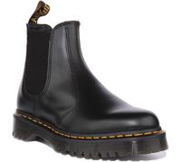 Botte Chelsea En Cuir Lisse Unisexe Dr Martens 2976 Bex En Noir Taille UK 3 - 8