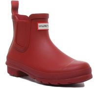 Botte Chelsea Originale Pour Femmes Hunter En Rouge Taille UK 3 - 13