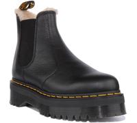 Botte Chelsea Unisexe En Cuir Dr Martens 2976 Quad Noire Taille UK 3 - 8
