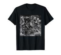 Botte de Cowboy Carlin Western drôle pour garçons et Filles Costume rétro Meme Boots T-Shirt