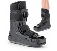 Botte de Marche Orthopédique Courte pour Entorse de Cheville et Fracture du Pied Attelle de Marche Pneumatique avec Pompe à Air pour Récupération Homme et Femme(XL)