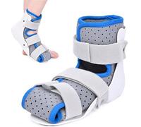 Botte de Marche Orthopédique pour Fasciite Plantaire et Tendinite, Attelle de Nuit Réglable pour Entorse et Fracture du Pied, Soutien Post-Opératoire Homme Femme(Gauche,S)
