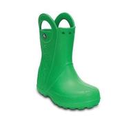 Crocs Unisexe Enfant Handle It Rain Boot Kids Bottes, Grass Green, 34/35 EU