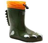 Botte de Pluie Fille Regatta Mudplay JNR - Kaki foncé Roux - Caoutchouc - Carré - Enfant 21