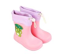 Botte de Pluie pour Enfants Dessin Animé Mignon Bottes de Pluie Enfant Bebe Garcon Fille Chaussure Impermeable Antidérapante Bottine en Caoutchouc Botte Caoutchouc Bottes et Bottines Fille Garçon