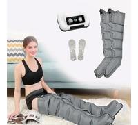 Botte De Pressothérapie Pour Jambes︱6 Chambre Lymphatic Drainage︱ Pressothérapie Jambes Lipoedeme︱ Pour La Circulation Des JambesFacile à Utiliser︱ Eficacité Professionnelle (2 Jambes)