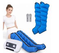 Botte De Pressothérapie Pour Jambes 6 Chambres L | Appareil Pressothérapie Drainage Lymphatique Jambe Fatigués Lipoedeme | Circulation Sanguine | 0-30min︱30-240 Mmhg