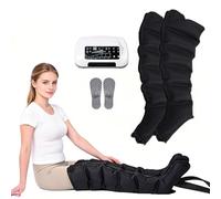 Botte De Pressothérapie Pour Jambes, Masseur Pneumatique À 6 Chambres, Capteur De Pression Intelligent, Évacuation D’air Automatique, Relaxation Complète, Drainage Lymphatique Jambes