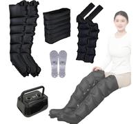 Botte De Pressothérapie pour Massage Jambes, 6 Chambre Pressotherapie Professionnelle,e Drainage Lymphatique Et La Relaxation Des Muscles