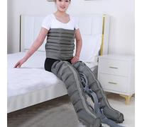 Botte De Pressothérapie pour Massage Jambes, 8 Cavités Masseur De Compression d'air Jambes Drainage Lymphatique, Appareil Circulation Sanguine Jambes, Pressotherapie Jambes Et Ventre Et Bras