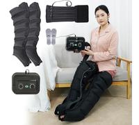 Botte De Pressothérapie Pour Massage Jambes, Drainage Lymphatique Bottes Pressothérapie, Appareil Circulation Sanguine Jambes Pressotherapie Jambes Et Ventre Et Bras