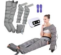 Botte De Pressothérapie pour Massage Jambes, Drainage Lymphatique Jambes, Appareil De Massage Des Jambe, Favoriser la Circulation Sanguine Soulager La Fatigue de La Douleur