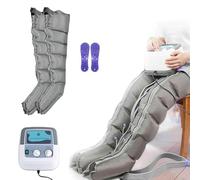 Botte De Pressothérapie pour Massage Jambes, Masseur à Compression d'air pour Jambes/Bras/Taille, Drainage Lymphatique Bottes Pressothérapie, Appareil Circulation Sanguine Jambe