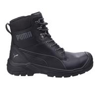 Puma Safety Botte de sécurité haute ISM Conquest en cuir noir Taille 40