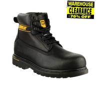 Botte De Sécurité Caterpillar Holton Pour Hommes En Cuir Premium De Travail