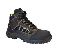 Botte De Sécurité Danube Taille 44 Noir/Marron S3 Src En Iso 20345 Inserts En Cu