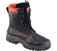Botte de sécurité forestière NoRisk Gr.44 noir/orange cuir S3 SRC EN20345/EN17249