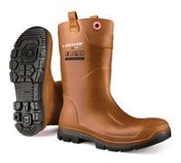 Botte de sécurité fourées RIGAIR PRO FUR S5 SRA SRC CI Dunlop® marron/noir P46 - COVERGUARD - 9RFPO90046 Marron G