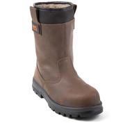 Bottes Fourrées GASTON MILLE KAMA S3 CI en cuir marron Embout et semelle acier