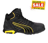 ISM Bottes de sécurité Amsterdam Mid taille 39 noir/jaune cuir nubuck S3 SRC EN ISO Quantité:1