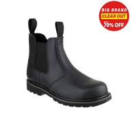 Botte De Sécurité Pour Homme Amblers FS5 En Cuir Premium Noir