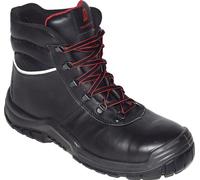 Botte de sécurité POWER STEP MID+ Gr.41 noire S3 HRO SRC EN20345 cuir pleine fleur