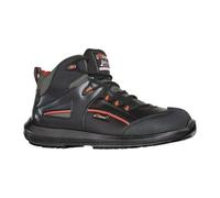 Botte De Sécurité Teak Taille 39 Noir/Rouge Cuir Lisse S3 Src Esd En Iso 20345 U.Power