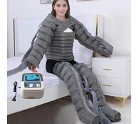 Botte Drainage Lymphatique Pressothérapie, 8/6 Chambres Botte Pressothérapie Jambes Et Ventre Et Bras, Professionnel Drainage Lymphatique Jambes, Pression réglables (8 Cavités, 2legs+2arms+1 waist)