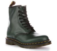 Botte En Cuir Lisse Verte Dr Martens 1460 À Lacets Pour Homme En Vert UK 3 - 12