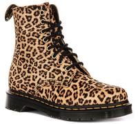 Botte En Cuir Pour Femmes Dr Martens 1460 Pascal À Lacets Léopard UK 3 - 8
