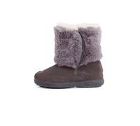 Botte En Fourrure Douce Avec Fermeture Double Adhérente Gris 24