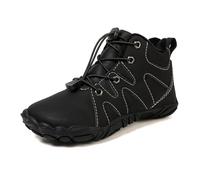 Botte Enfant Garcon 35 - Chaussures D'Hiver Chaudes Et Épaisses À Cinq Doigts Pour Enfants Chaussures Pour Garçons Et Filles Grandes De Neige Pour Enfants (Black 31 Little Child)