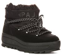 Botte Femme Ankle Mini Imperméable En Nylon Pajar W Galaxy Noire Taille UK 4 - 9