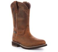 ARIAT Delilah Imperméable Court Cow-Boy Cuir Cheville Femmes Bottes Brun UK 3 -