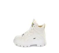 Botte femme Buffalo ASPHA NC MID - Blanc - Tige synthétique - Fermeture à lacets 39