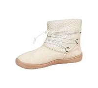 Botte Femme HiverBottes Montantes décontractées pour lautomne et lhiver - Semelle en Caoutchouc Durable offrant Un Confort Optimal même dans la Neige