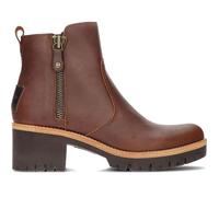 Botte femme Panama Jack Pauline - Cuir nappa - Marron - Fermeture éclair - Talon 6,5 cm - Imperméable 37