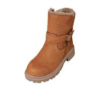 Botte FemmeBottes de Neige pour Femme Habillage Hivernal Confortable et Chaudes en Cuir Leur Pure Laine Vrai pour Et Usage Quotidien