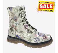 Botte Grise Florale À Zip Pour Femmes Cipriata Annetta En Mousse À Mémoire