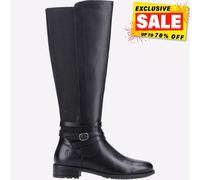 Botte Noire Hush Puppies Vanessa Femme Mode Décontractée Quotidienne