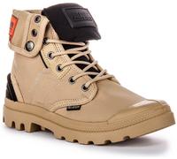 PALLADIUM Bouffant Ville Coque Micro Ripstop Militaire Boot Khakibrown Taille 3