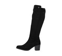 Botte Plate - RIEKER - Minato - Cuir - Noir - Zip - Femme 37