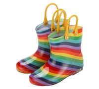 Botte Pluie Enfant Botte De Pluie Enfant Bottines Fille En Caoutchouc Chaussure D'Eau Bebe Bottes Eau Chaussures Fourrées Bote Unisex 24 Enfants 38 Garcon Bottine Sur Imperméable Doublées Couvre