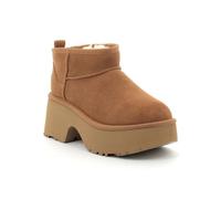 Botte pour femme - UGG - Classic Ultra Mini New Heights - Marron - Talon de 7cm - Plateforme crantée 40